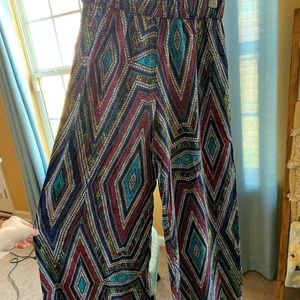 Multicolor Palazzo Pants